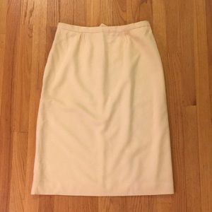 Vintage Winter White A Line Skirt